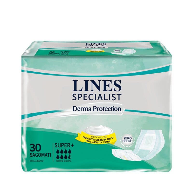 Lines Specialist Derma Protection Pañales Conformados Unisex Super+ 30 Unidades