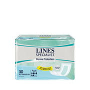 Lines Specialist Derma Protection Pañales rectangulares unisex Plus 30 unidades