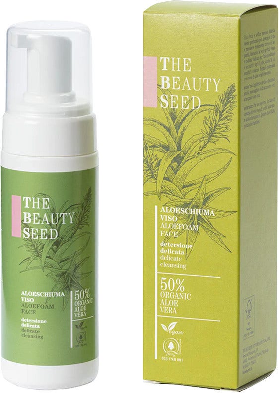 Bioearth Aloeschiuma Viso Pelli Sensibili 150ml
