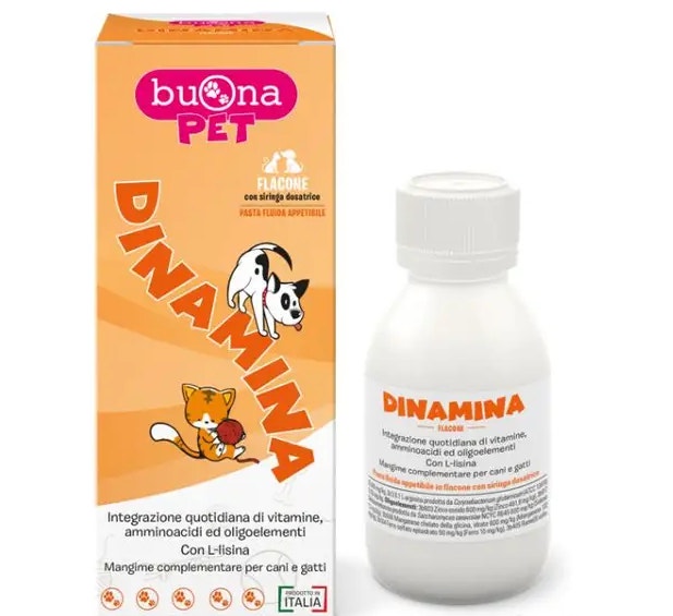 Buona Pet Dinamina Alimento complementario para perros y gatos 60 g