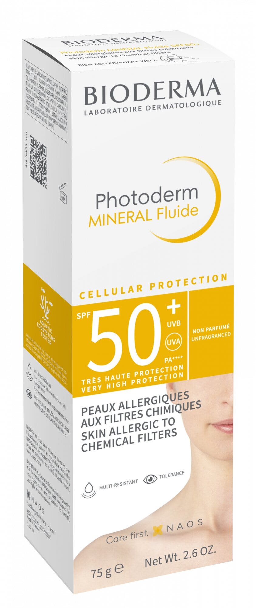 Bioderma Photoderm Fluido Minerale Ultra-Leggero Viso E Corpo 75g SPF50+