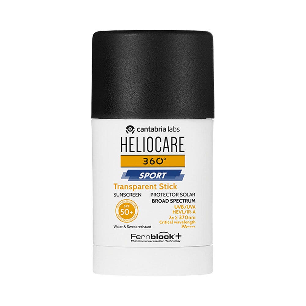 Heliocare 360° Sport Stick Transparente Protector Solar SPF 50+ 25 g