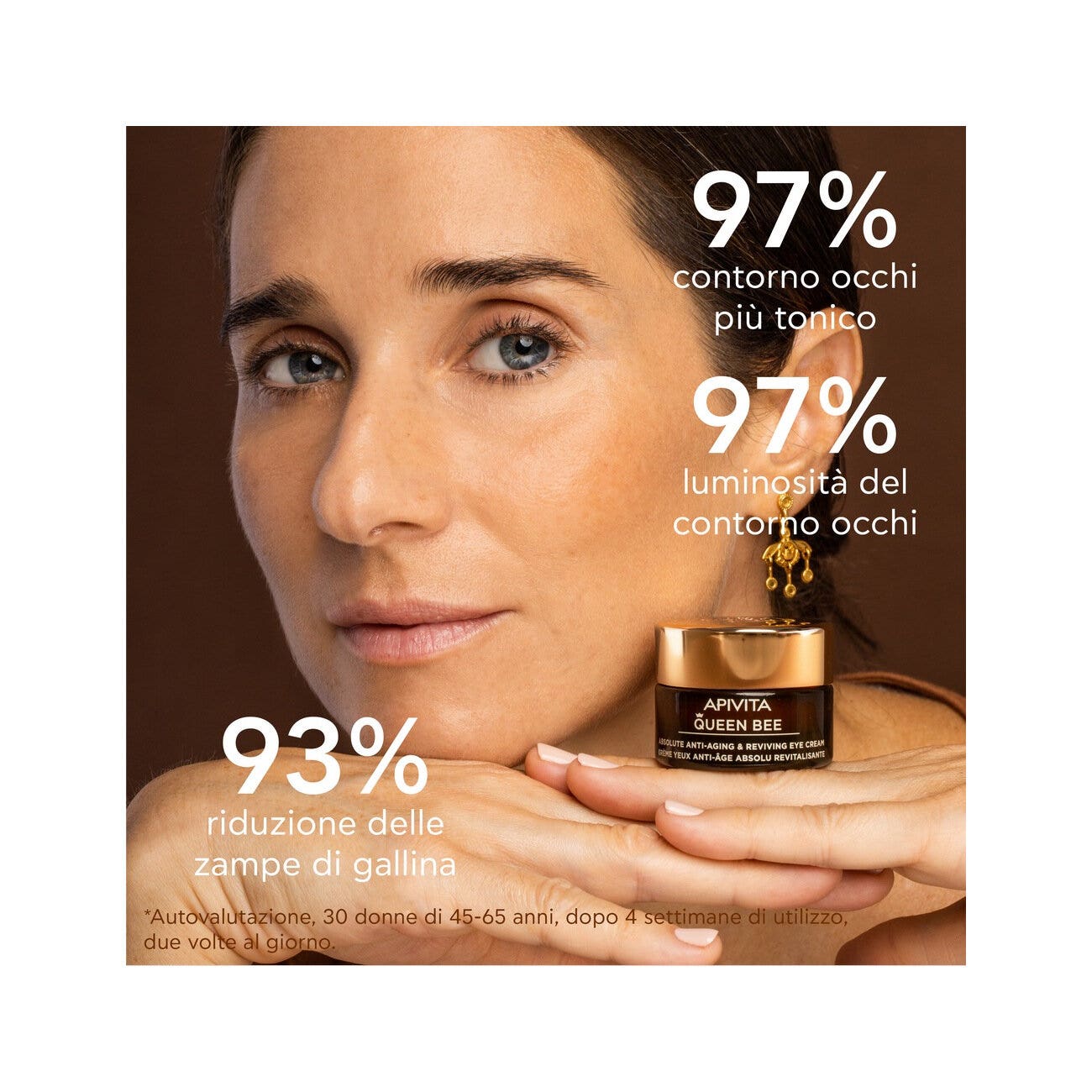 Apivita Queen Bee Eye Crema Occhi Anti-Età Assoluta&Rivitalizzante 15ml