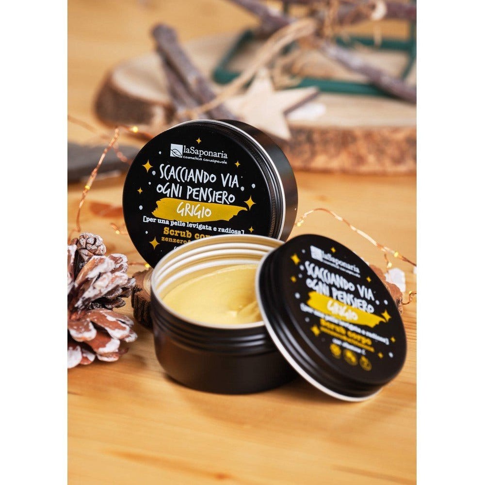 La Saponaria Scrub Corpo Zenzero Albicocca 75ml