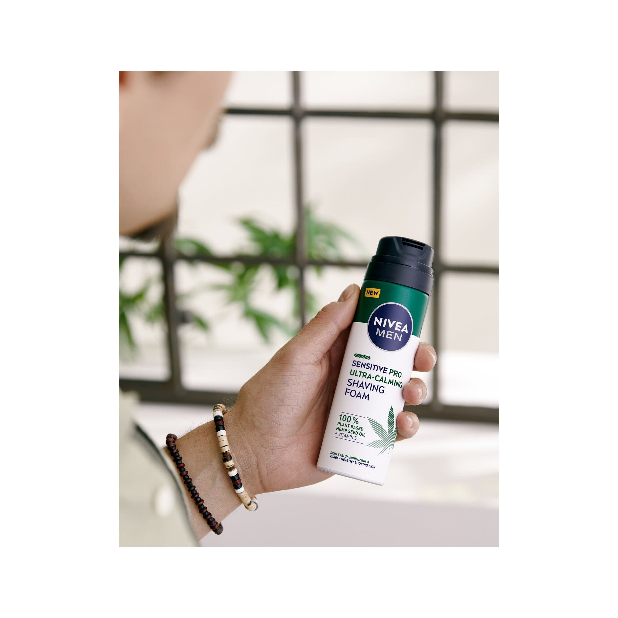 Nivea Men Sensitive Pro Ultra-calming Schiuma Da Barba Schiuma Rasatura Di Pelli Sensibili 200ml