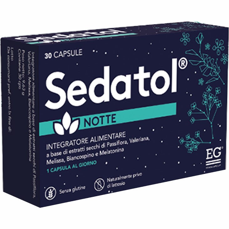 Sedatol Notte 30 cápsulas - Complemento para un sueño tranquilo
