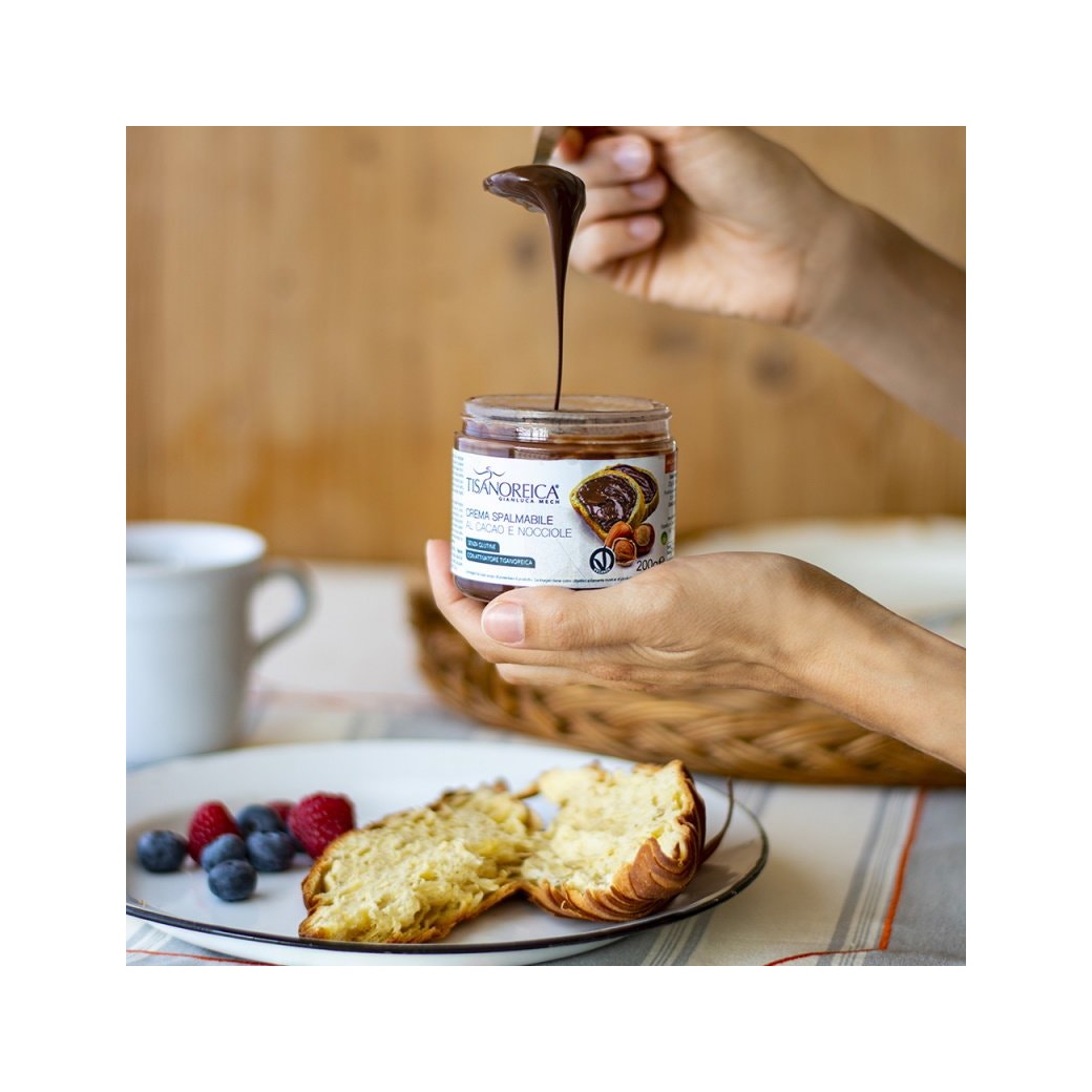 Gianluca Mech Tisanoreica Crema Spalmabile Al Cacao E Nocciole 200g