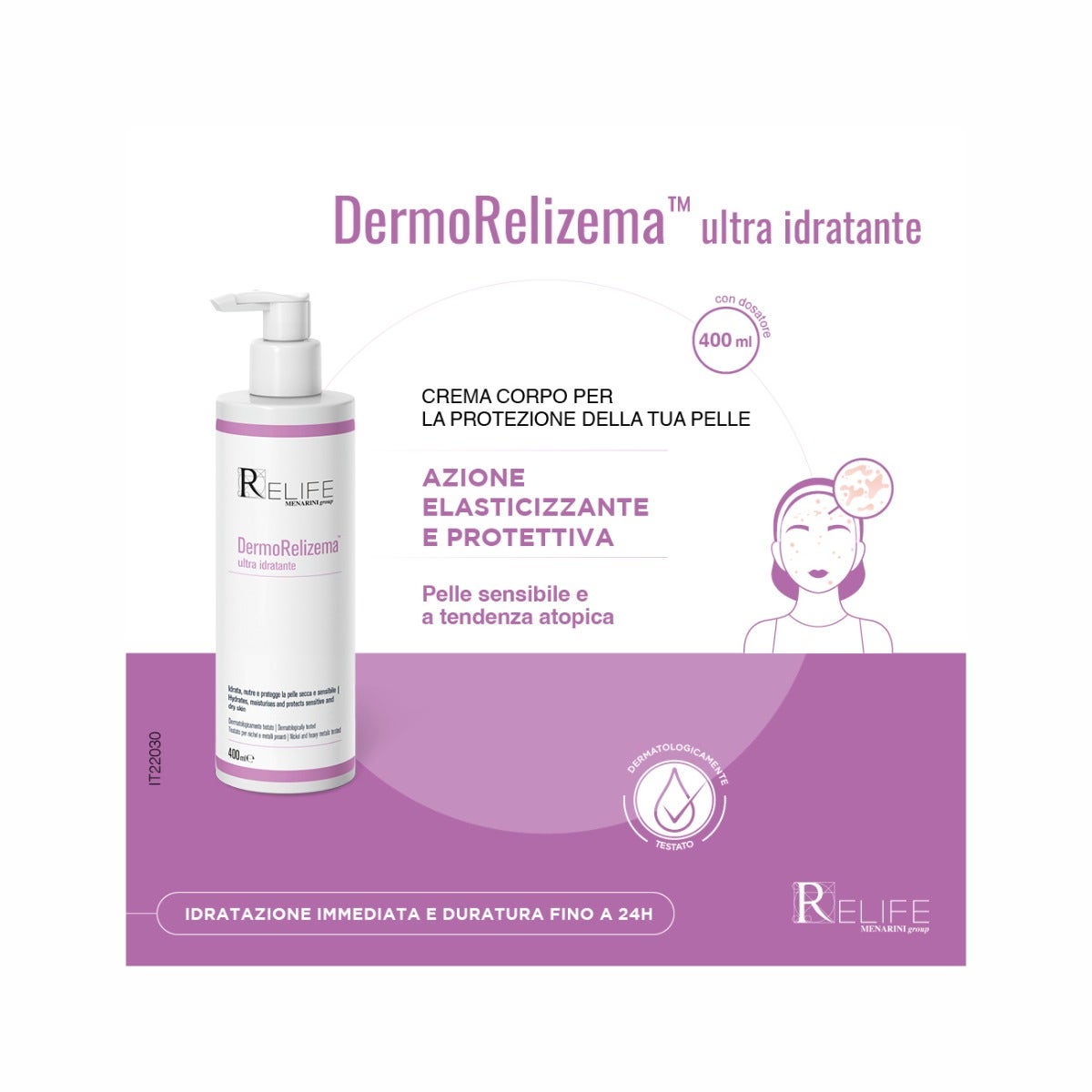 Relife Dermorelizema Ultra Hidratante 400 g