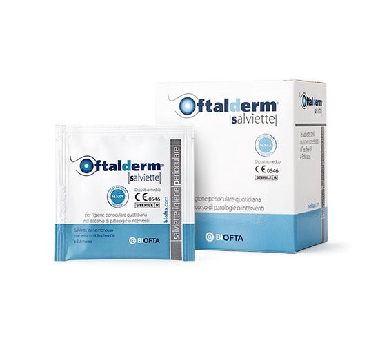 Oftalderm Toallitas estériles desechables, 16 unidades