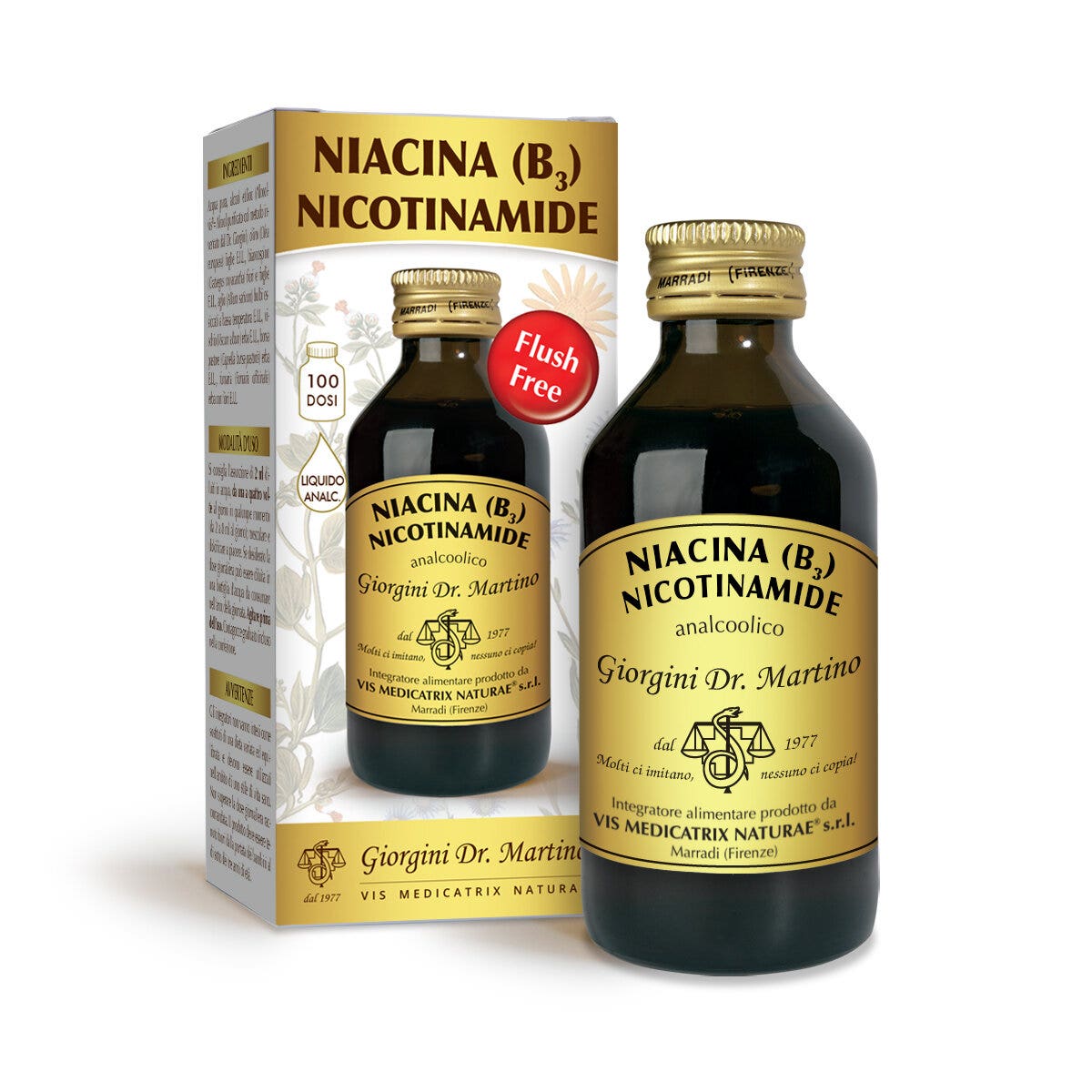 Dr. Giorgini Niacina (B3) Nicotinamida sin alcohol 100 ml