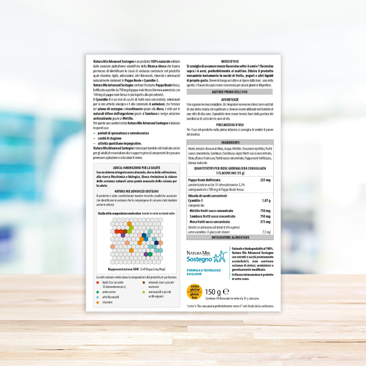 Aboca Natura Mix Advanced Sostegno 10 Flaconcini Da 15ml