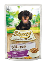 Stuzzy para perros adultos: tiras de ternera y pasta, 100 g