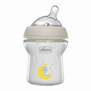 Chicco Biberón de cristal Natural Feeling Flujo lento 0 meses+ 150 ml
