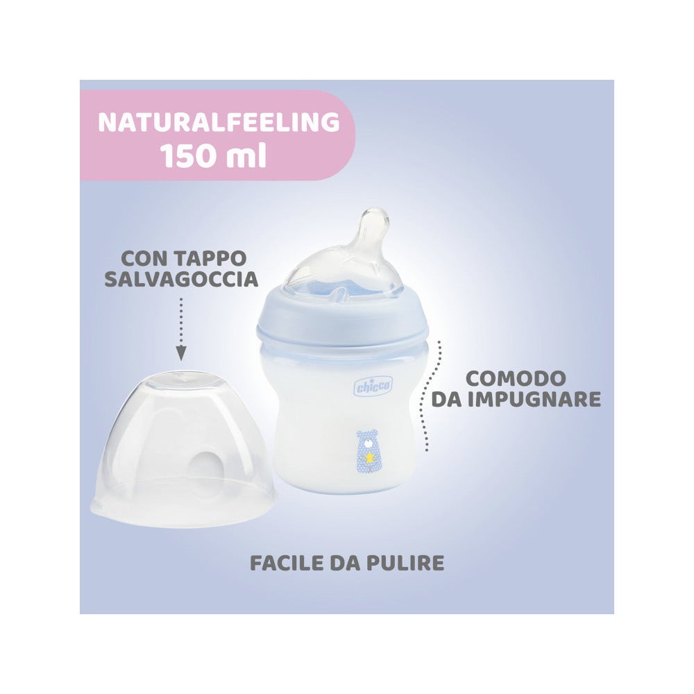 Chicco Natural Feeling Set Regalo Per Bimbo 0 Mesi+