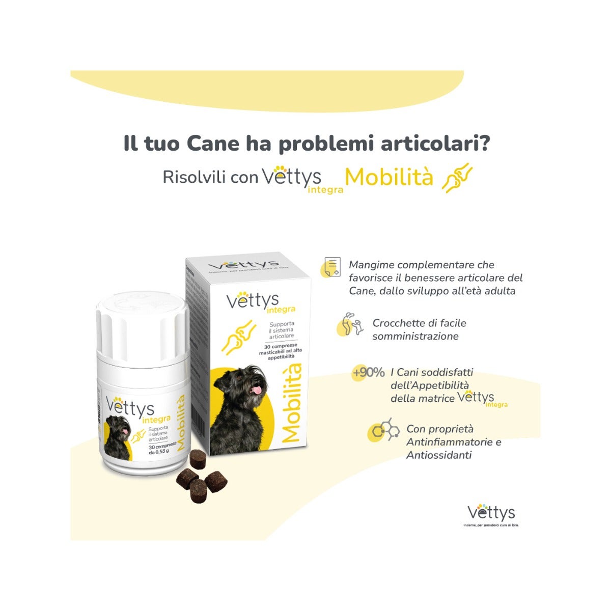 Vettys Integra Mobilità Per Cani 30 Compresse