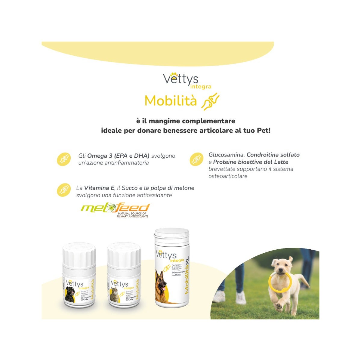 Vettys Integra Mobilità Per Cani 30 Compresse