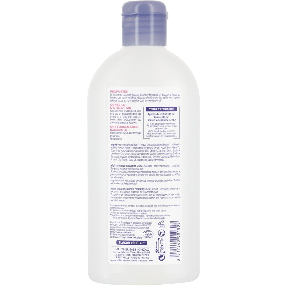 Eau Thermale Jonzac Latte Dermo Detergente Reactive 200ml