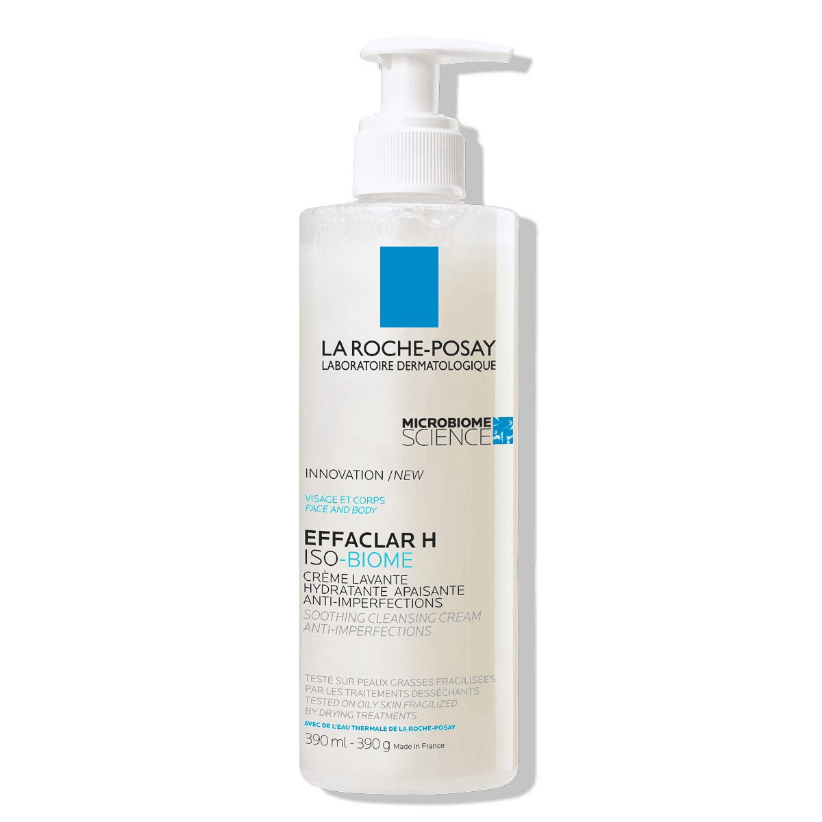 La Roche-Posay Effaclar H Iso-Biome Crema Limpiadora Facial 390 ml