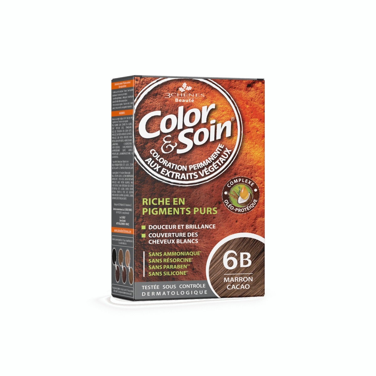 Les 3 Chenes Color & Soin Kit Tinta Capelli 6B Castano Cacao