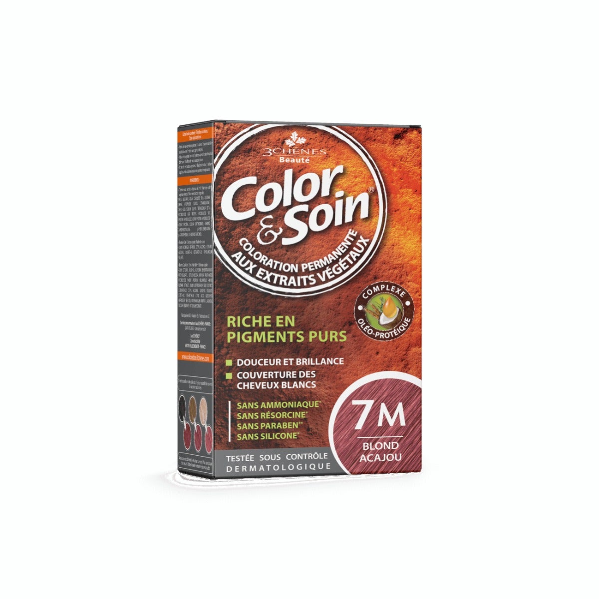 Les 3 Chenes Color & Soin Kit Tinta Capelli 7M Biondo Mogano