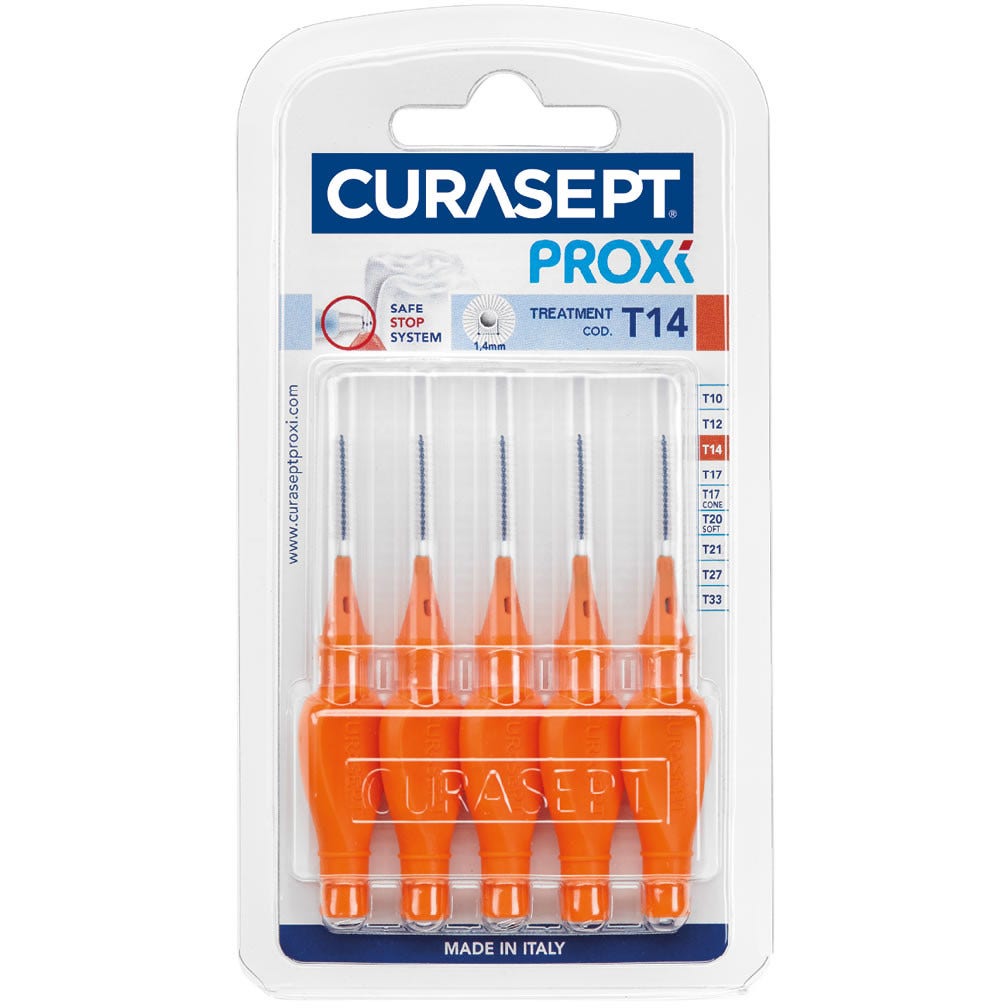 Curasept Proxi T14 Ocre/Oro Oscuro 6 unidades