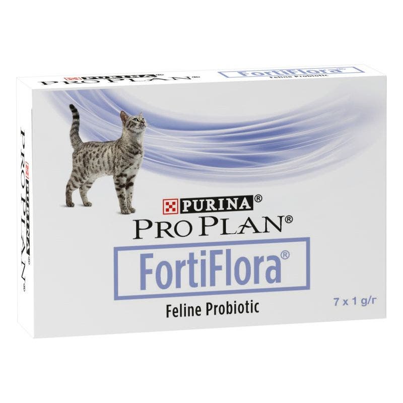 Pro Plan Veterinary Diets FortiFlora Alimento Complementario para Gatos 7 Sobres