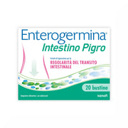 Enterogermina Intestino perezoso Fermentos lácteos Probióticos Prebióticos Complemento para la regularidad intestinal 20 sobres