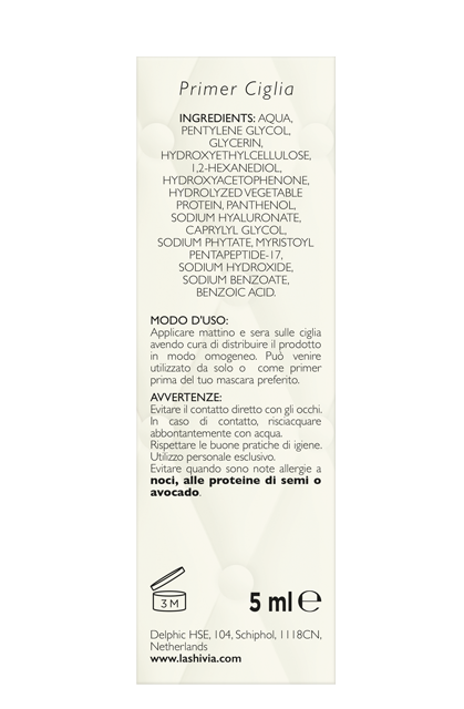 Lashivia Prebase de Pestañas 5 ml