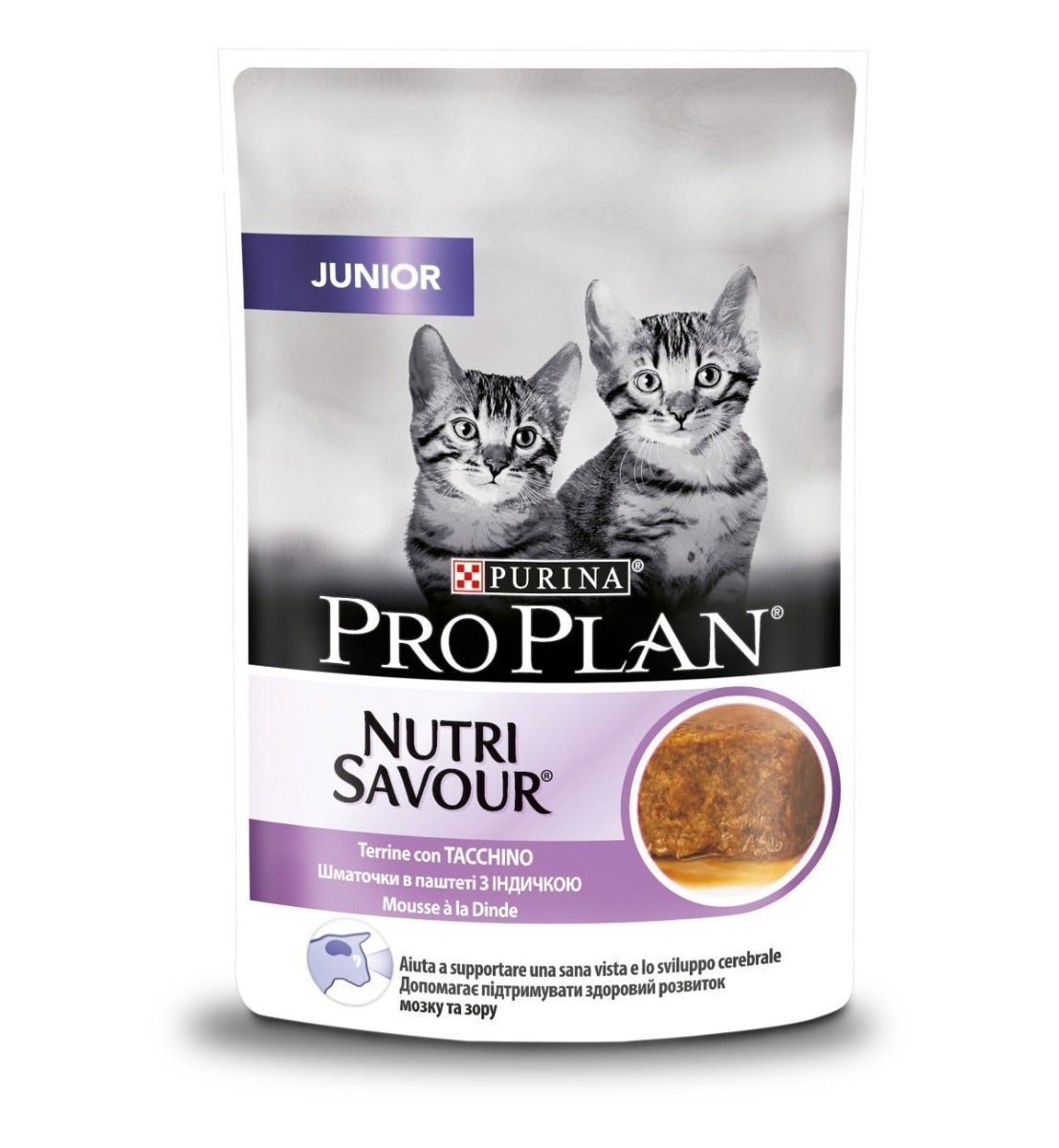 Purina Pro Plan Nutri Savour Junior Gatto Pezzetti Tacchino In Mousse Bustina 85g