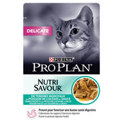 Purina Pro Plan Nutri Savour Delicate Gatto Pezzetti Pesce Oceanico In Salsa Bustina 85g