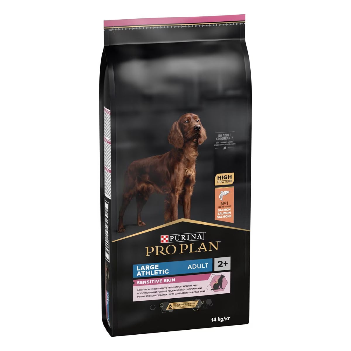 Purina Pro Plan Large Athletic Adult Sensitive Skin Pienso seco con salmón para perros adultos 14 kg