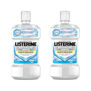 Listerine Advanced White Enjuague bucal sabor suave, pack de 2 x 500 ml