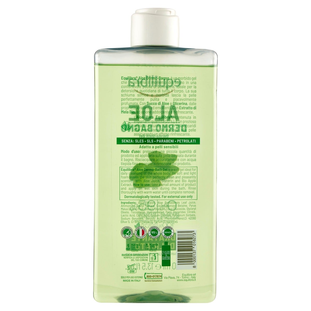 Equilibra Aloe Dermo-Bagno 400ml