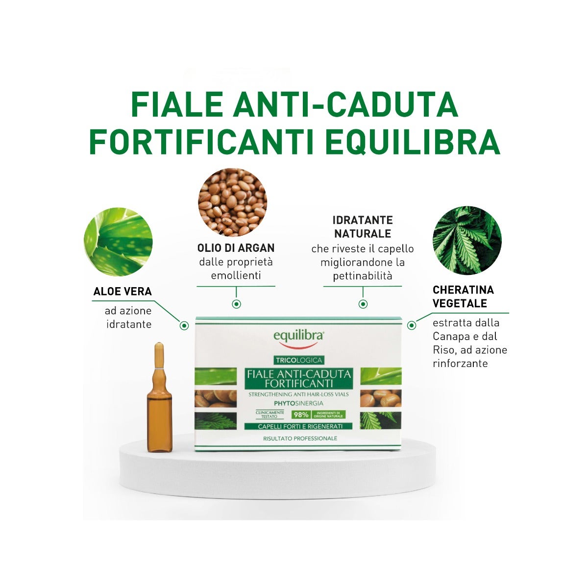Equilibra Tricologica Fiale Anti-Caduta Fortificanti 10 Fiale