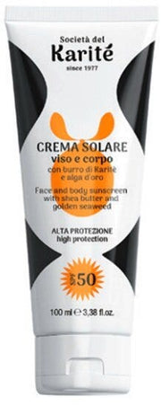 Karité Crema Solar para Rostro y Cuerpo SPF50 100 ml