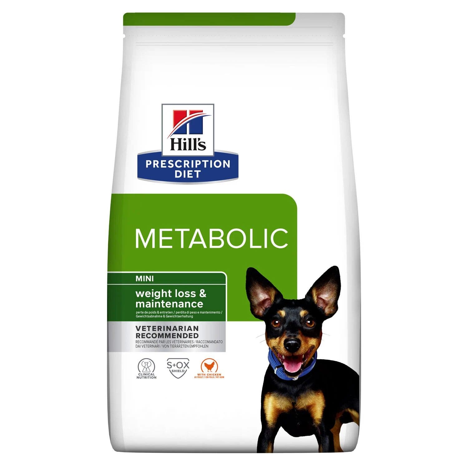 Hill's Prescription Diet Metabolic Mini, pienso seco para perros adultos de tamaño mini, saco de 9 kg
