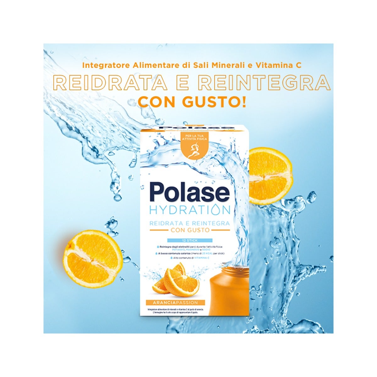 Polase Hidratación Sabor Naranja 12 Sobres-5