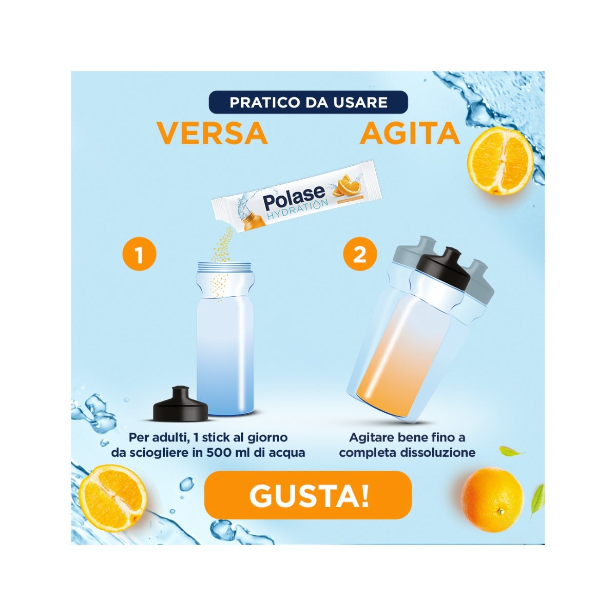 Polase Hidratación Sabor Naranja 12 Sobres-7