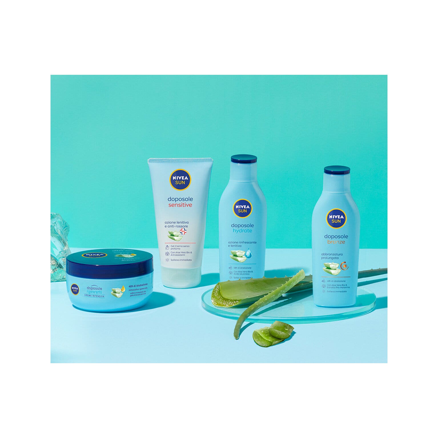Nivea Sun Gel Crema Doposole Sensitive Dopo Sole Per Pelli Sensibili Rinfrescante E Lenitivo 175ml
