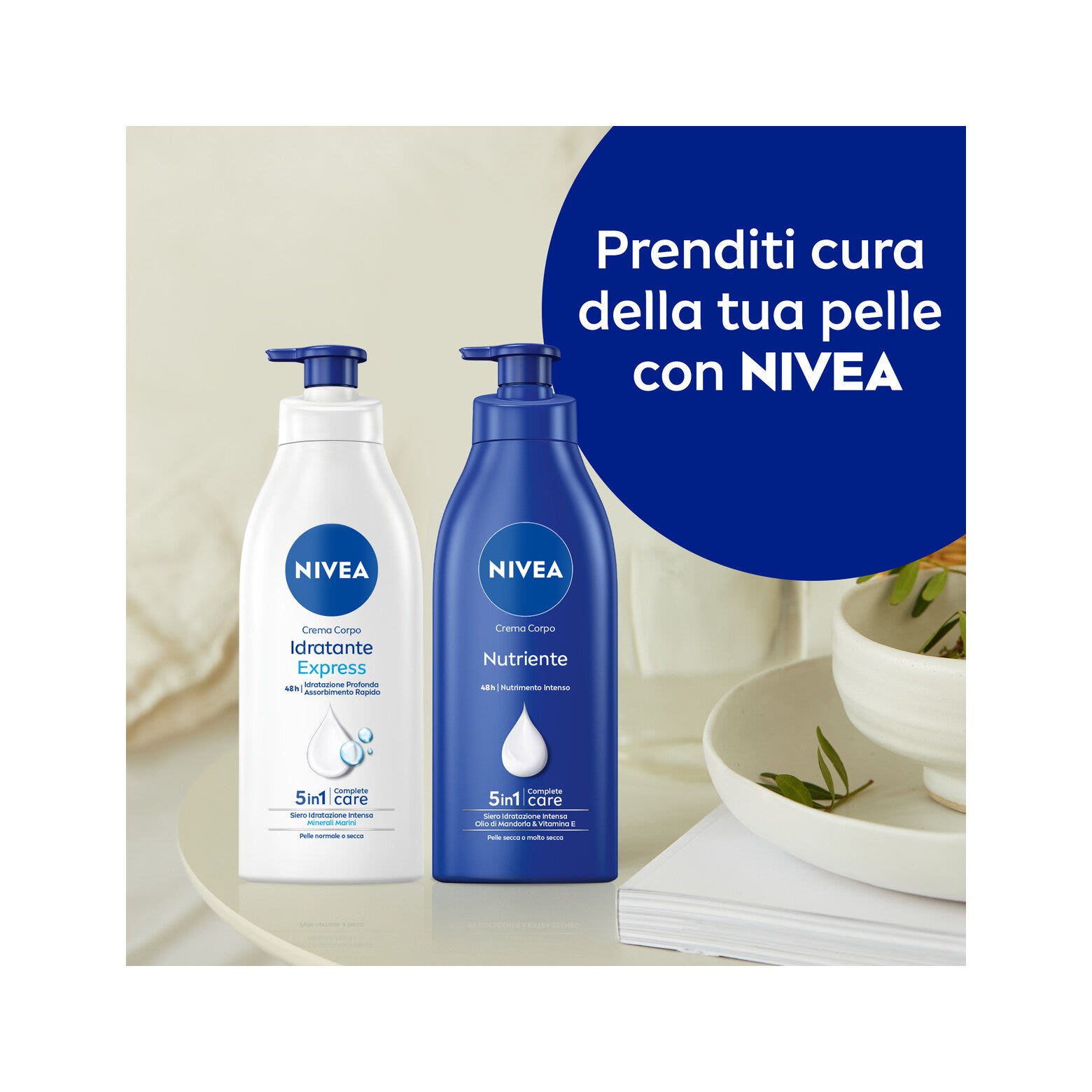 Nivea Crema Corpo Arancio E Avocado Idratante E Profumata Per Pelli Normali E Secche 500ml