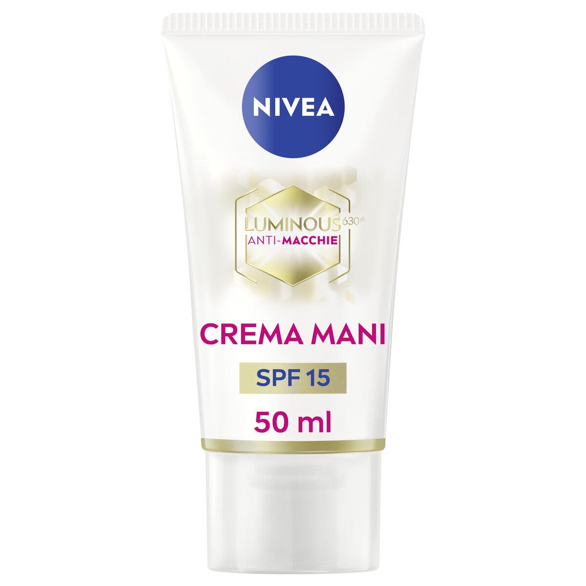 Nivea Cellular Luminous630 Crema Mani Anti-Macchie Trattamento Avanzato Anti-Età SPF15 50ml