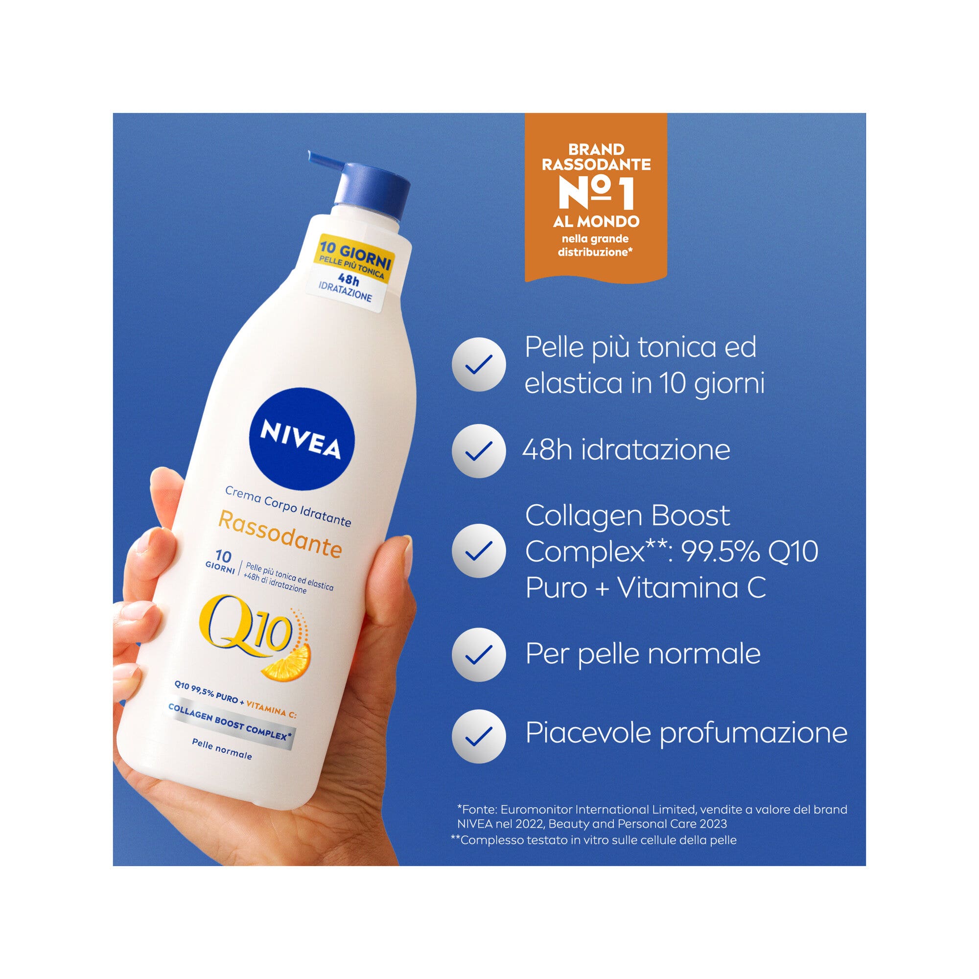 Nivea Q10 Crema Corpo Idratante Rassodante Crema Corpo Rassodante E Idratante Pelli Normali 400ml