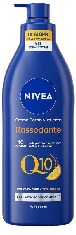 Nivea Q10 Crema Corporal Nutritiva y Reafirmante Crema Corporal Reafirmante e Hidratante para Piel Seca 400 ml