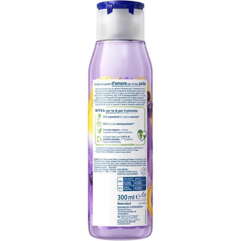 Nivea Doccia Fresh Smoothies Acai Banana 300ml