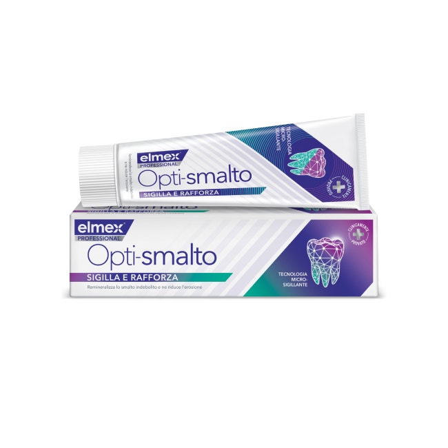 Elmex Opti-Smalto Dentífrico 75 ml - Sella y fortalece los dientes