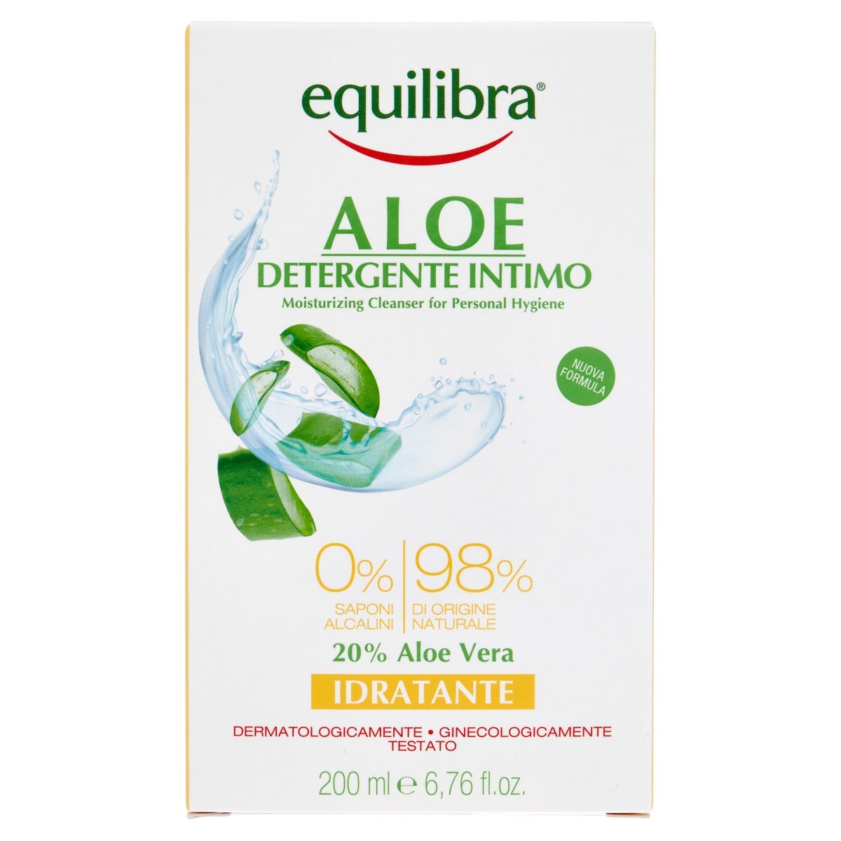 Equilibra Aloe Detergente Intimo Idratante 200ml