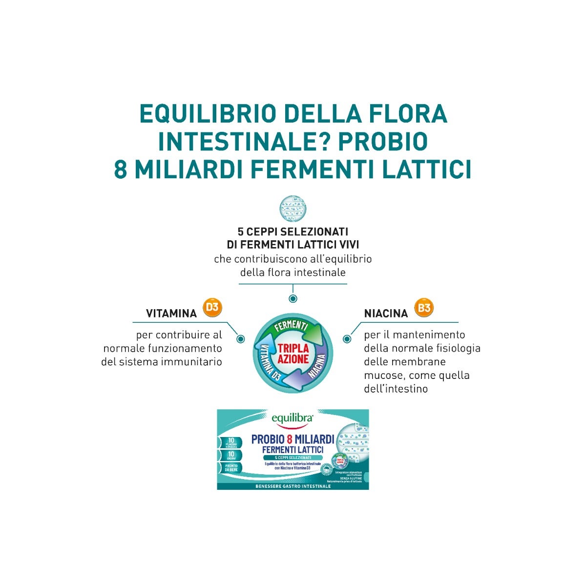 Equilibra Probio 8 Miliardi 10 Flaconcini