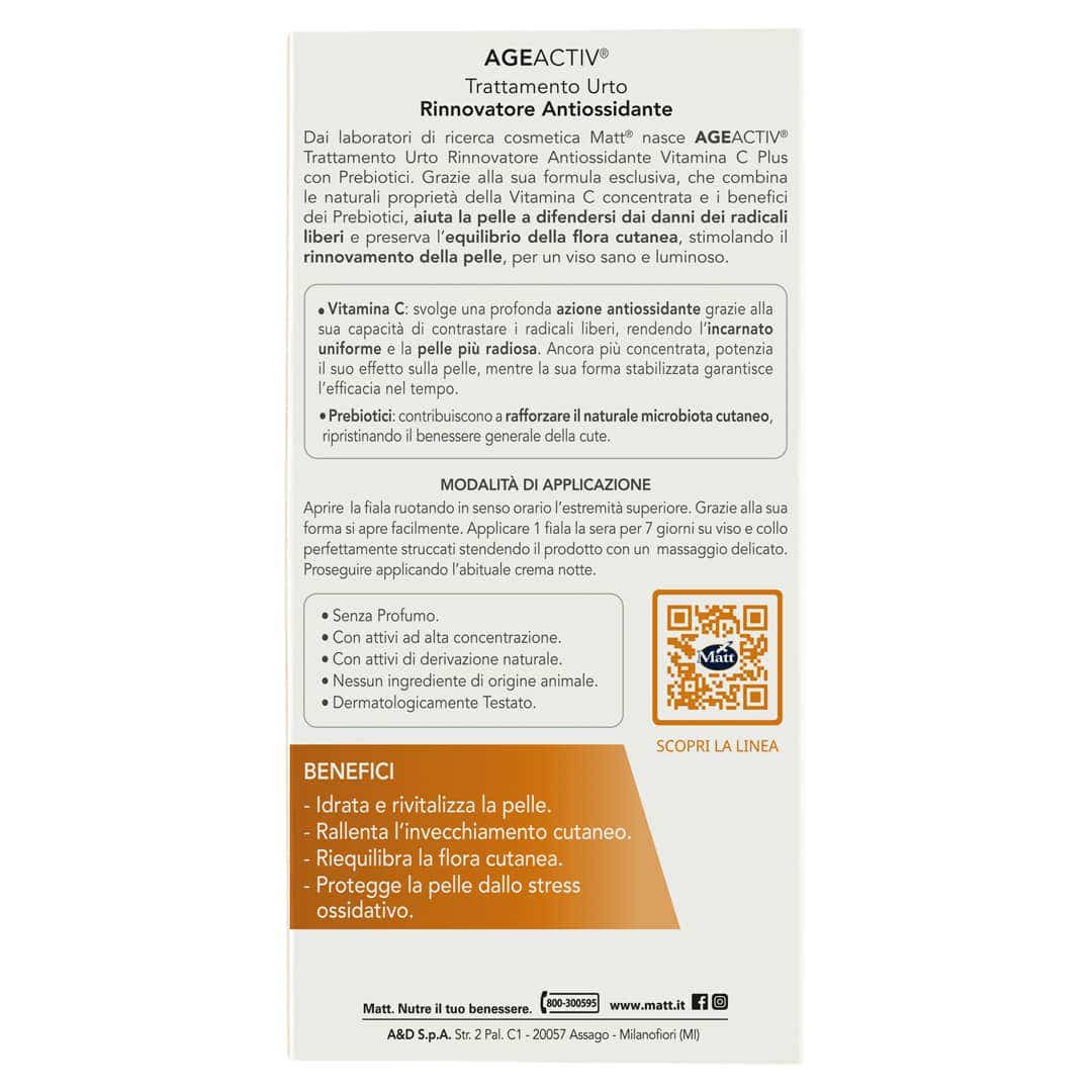 Matt Trattamento Urto Rinnovatore Antiossidante Vitamina C Viso 7x2ml