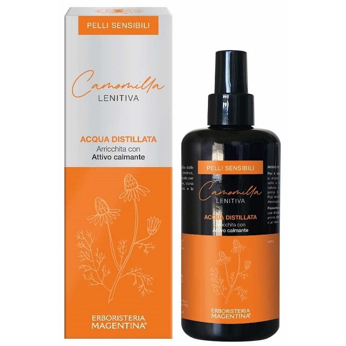 Erboristeria Magentina Agua destilada calmante con manzanilla para pieles sensibles 200 ml
