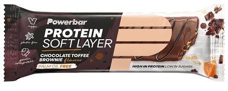 Powerbar Protein Soft Layer Barretta Chocolate Toffee Brownie 40g